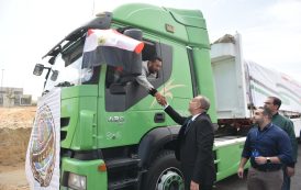 فاروق: إطلاق القافلة 16 من المساعدات الإغاثية إلى غزة بالتعاون مع الإغاثة الكاثوليكية