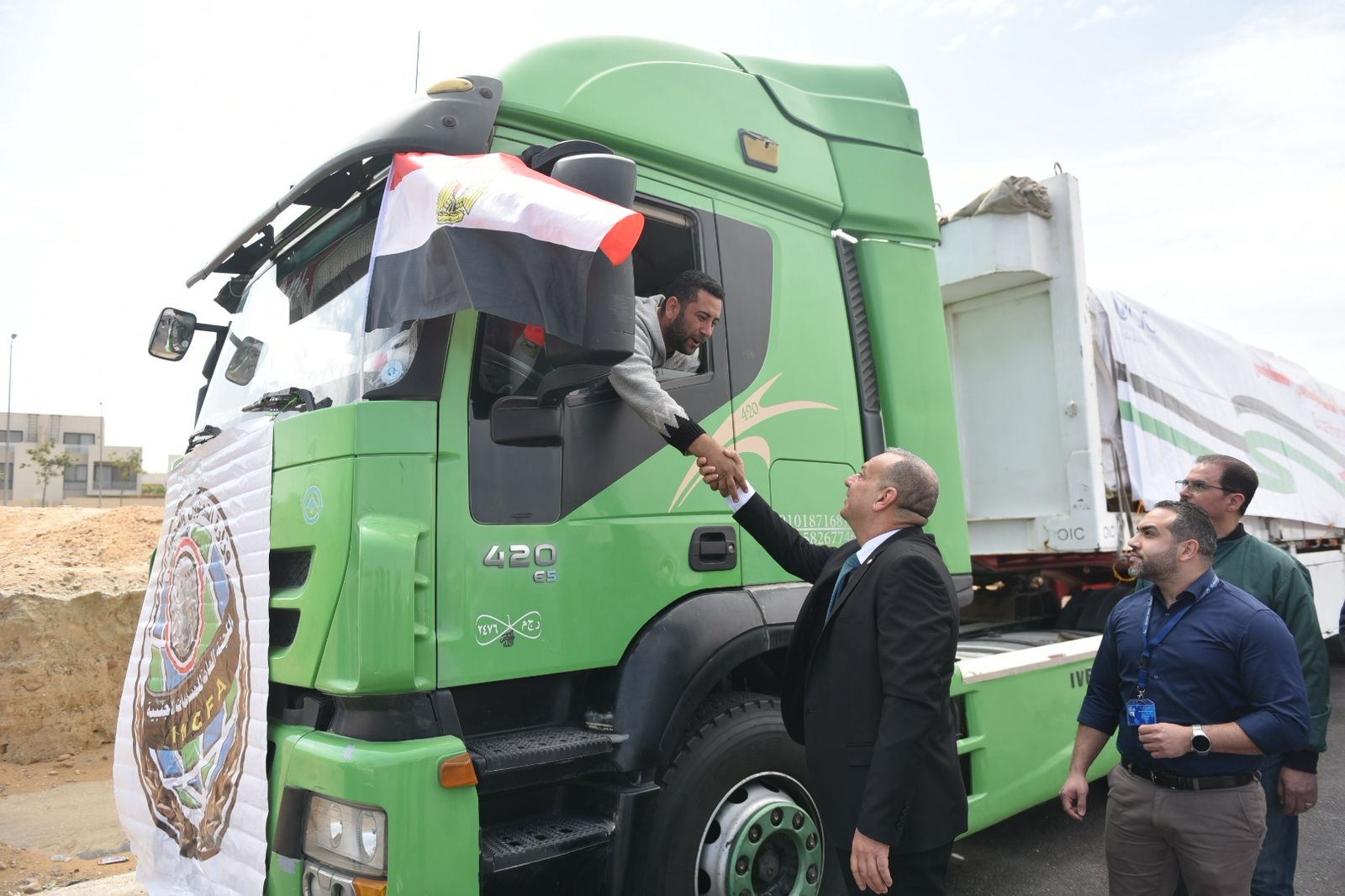 فاروق: إطلاق القافلة 16 من المساعدات الإغاثية إلى غزة بالتعاون مع الإغاثة الكاثوليكية