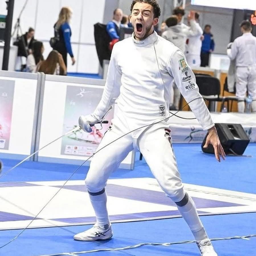 جوهر يهنئ محمد السيد بحصد برونزية كأس العالم لسيف المبارزة بكازاخستان