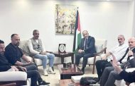 المندوبية الدائمة لفلسطين لدى الجامعة العربية تستقبل وفداً من الأسرى المحررين