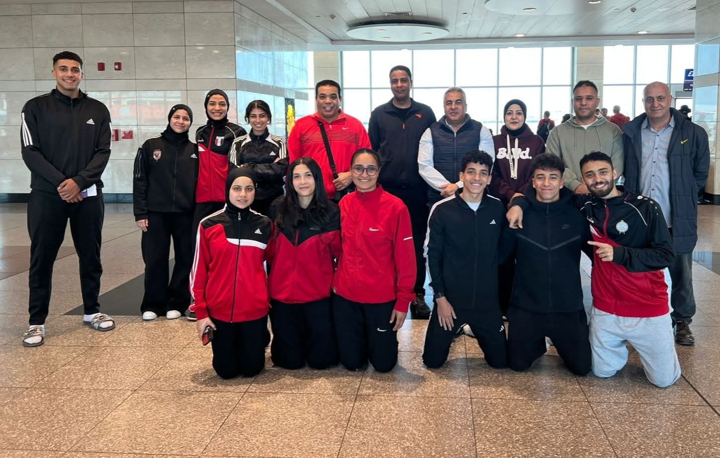 بعثة منتخب مصر للكاراتيه تطير إلى إسبانيا بطموحات عالمية في “Karate 1 – Series A”