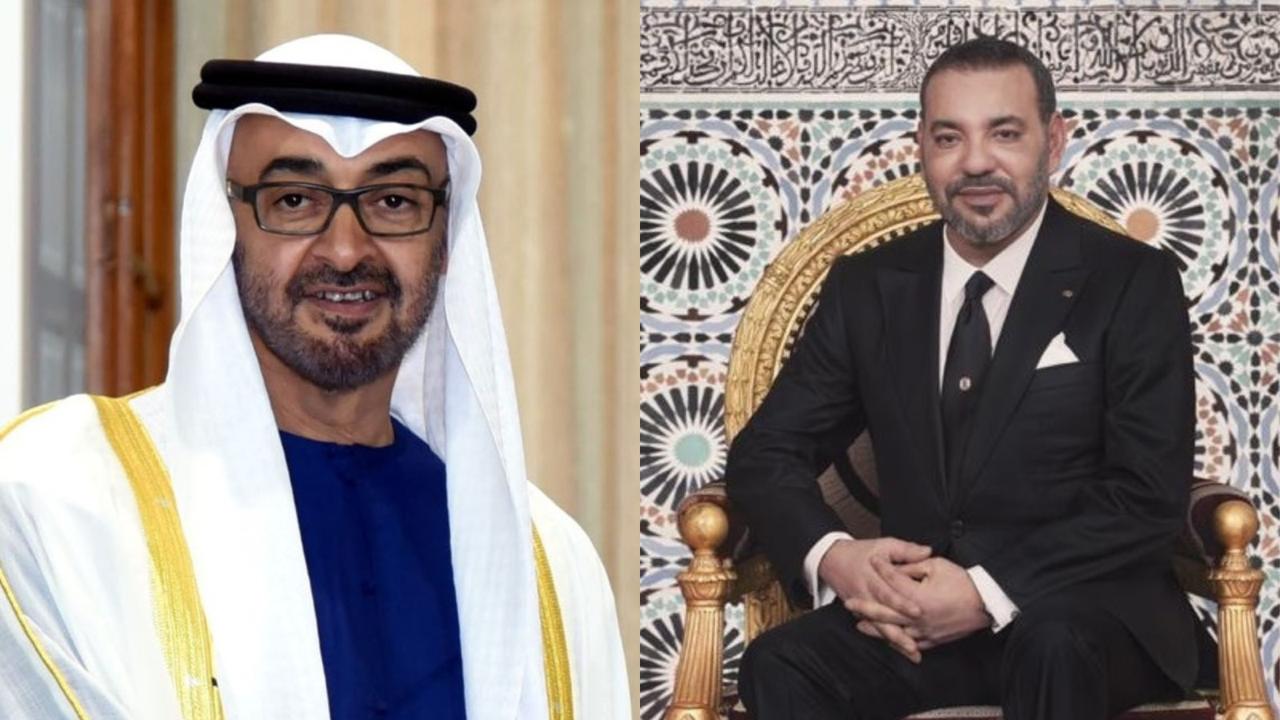 رئيس الإمارات وملك المغرب يبحثان هاتفياً العلاقات الأخوية والتطورات الإقليمية