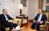 وزير الخارجية يلتقي المبعوث الياباني لملف إعادة بناء ومساعدات غزة