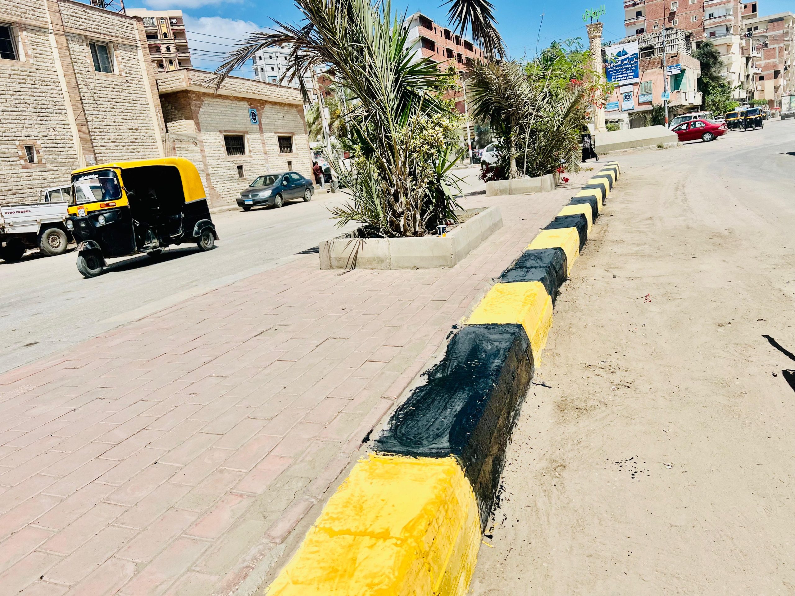 رفع كفاءة وتجميل البلدورات بمدخل مدينة الرياض كفرالشيخ.. ضمن خطة المحافظة لتطوير المظهر الحضاري