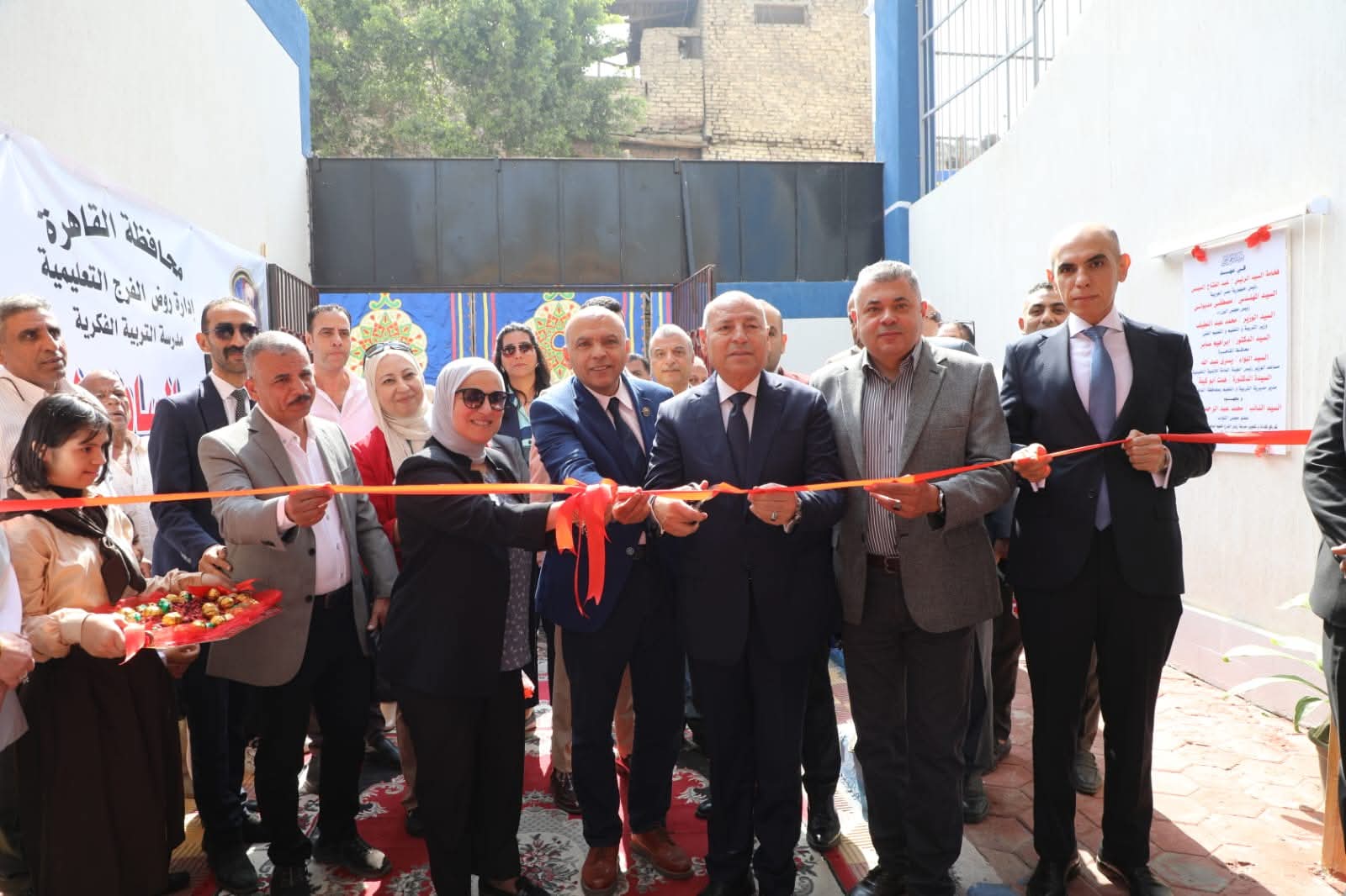 محافظ القاهرة يفتتح أعمال تطوير مدرسة التربية الفكرية بروض الفرج لدعم أصحاب الهمم