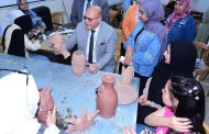 النعماني يشيد بتميز الطلاب بالتدريبات العملية باقسام التربية الفنية
