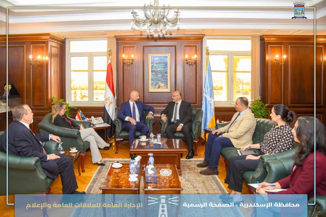 محافظ الإسكندرية يبحث مع النرويج سبل تعزيز التعاون المشترك وفتح آفاق جديدة للاستثمار