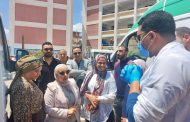 الكشف على ١٠٨٢ مواطنًا من خلال ٦ عيادات تخصصية فى القافلة الطبية بقرية بدران بالإسماعيلية