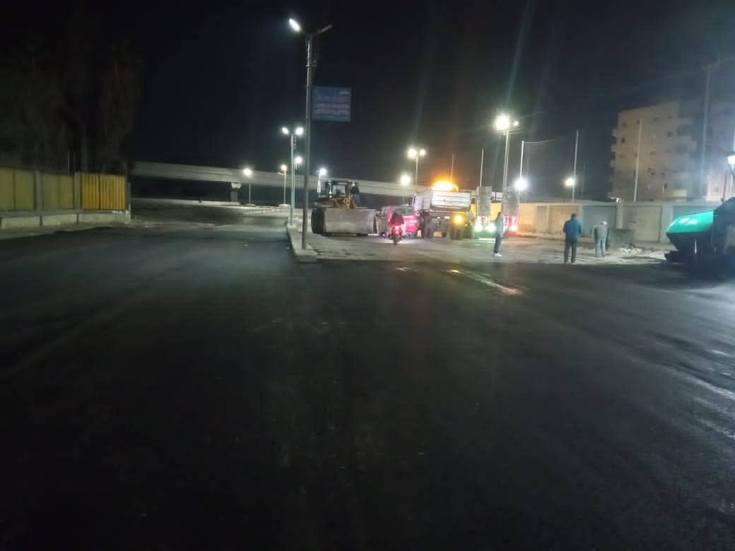مديرية الطرق والنقل بالإسماعيلية تواصل رفع كفاءة المحاور الحيوية