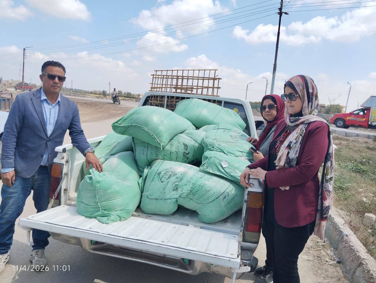 تموين الإسماعيلية يضبط طن من الدقيق البلدي المدعم قبل بيعهم بالأسواق وتحقيق أرباح غير مشروع