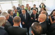 قنصوة يتفقد أعمال الحرم الجديد للجامعة الأهلية الفرنسية بمدينة الشروق