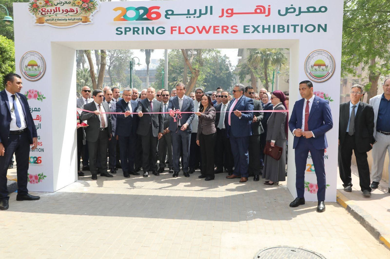 وزيرا الزراعة والتضامن الاجتماعي يفتتحان النسخة الـ 93 لمعرض زهور الربيع بالمتحف الزراعي