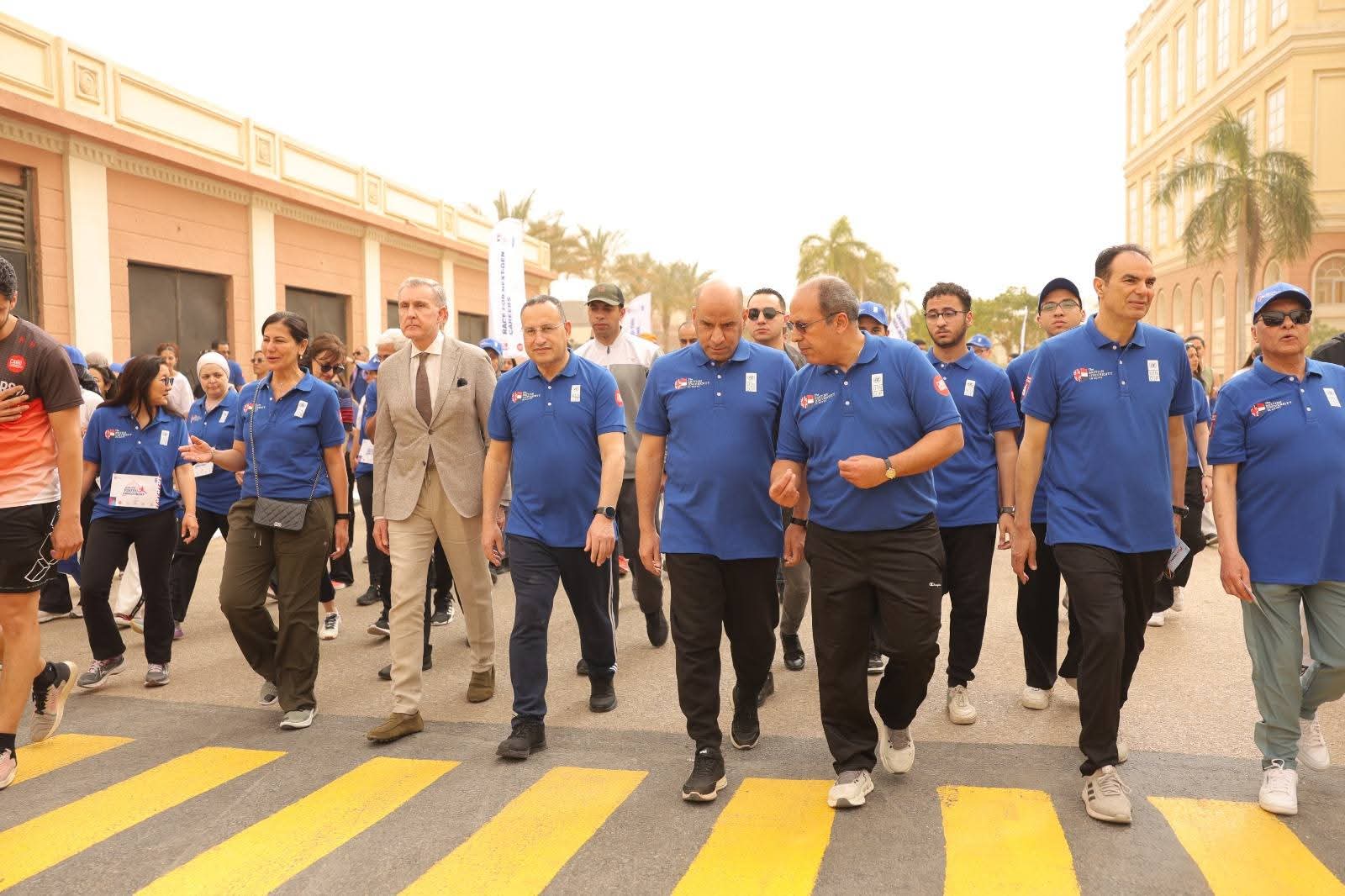 وزيرا التعليم العالي والعمل يشهدان إطلاق ماراثون أهداف التنمية المستدامة بالجامعة البريطانية