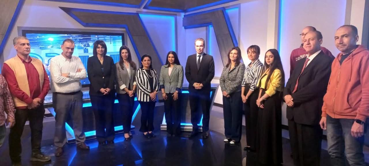 المسلماني يتفقد ستديو قناة النيل الدولية بعد تطويره