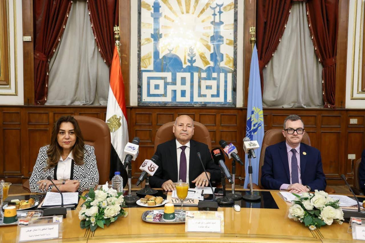وزيري التنمية والتخطيط  ومحافظ القاهرة يشهدون فعاليات مؤتمر التعريف بالمبادرة الوطنية للمشروعات الخضراء الذكية