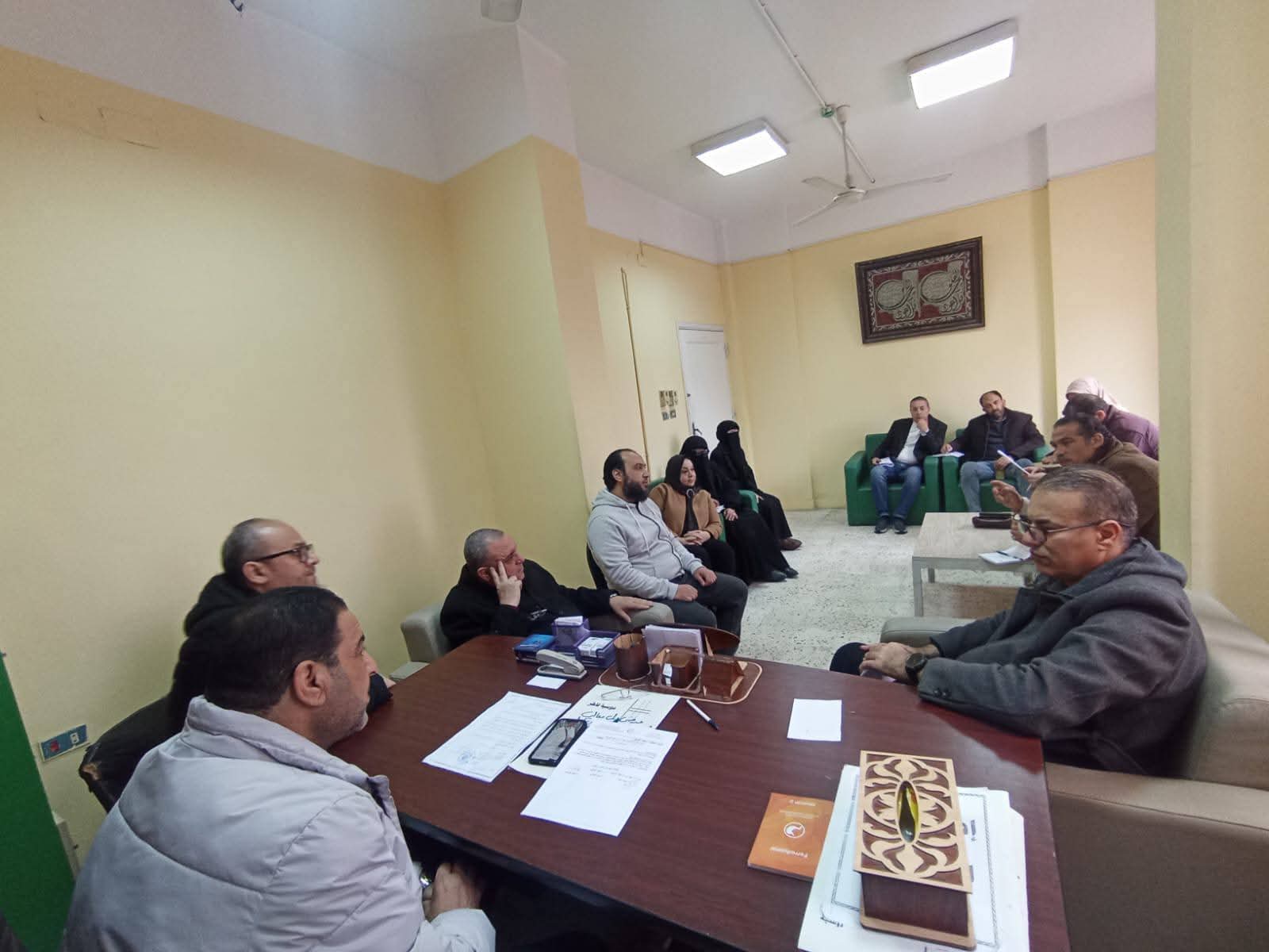 اجتماع مع مديرى المستشفيات الخاصة والحكومية لمناقشة خدمات إدارة تنمية الأسرة بصحة كفرالشيخ