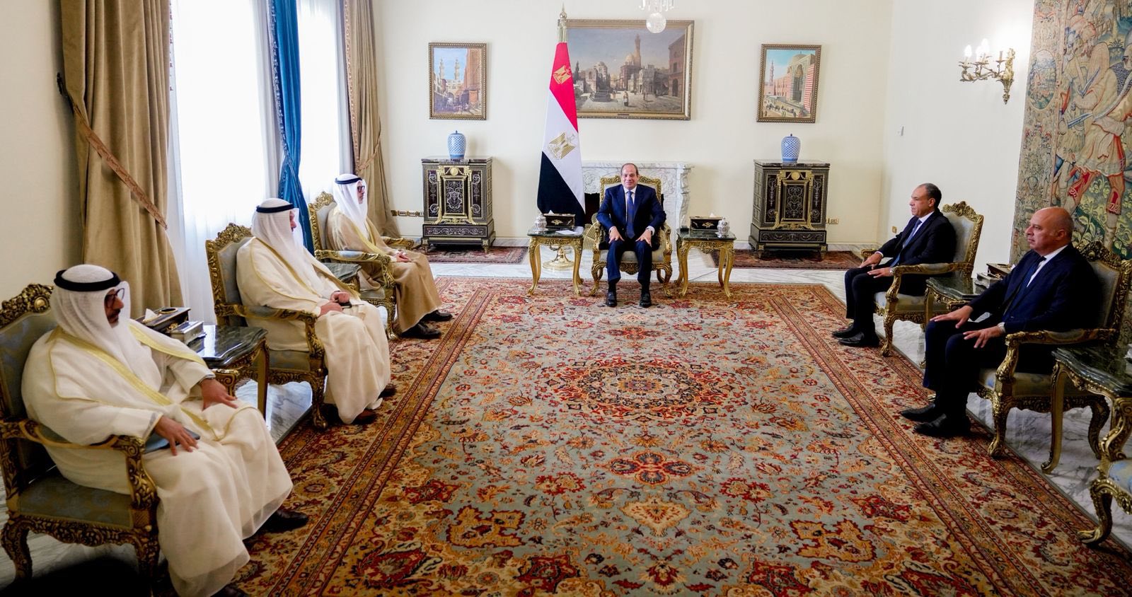 الرئيس السيسى يؤكد رفض مصر القاطع لأي اعتداء على سيادة دولة الكويت أو أي دولة عربية أخرى