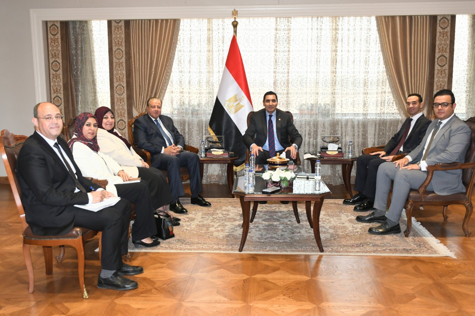 جوهر يلتقي رئيس الجهاز المصري للملكية الفكرية لبحث الاستعدادات لليوم العالمي للملكية الفكرية وموضوعه هذا العام 