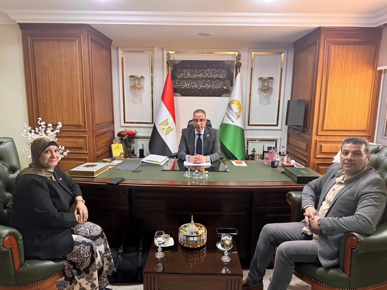 محافظ الجيزة يبحث مع نقيب عام التمريض مصر دعم الكوادر التمريضية وتحسين بيئة العمل
