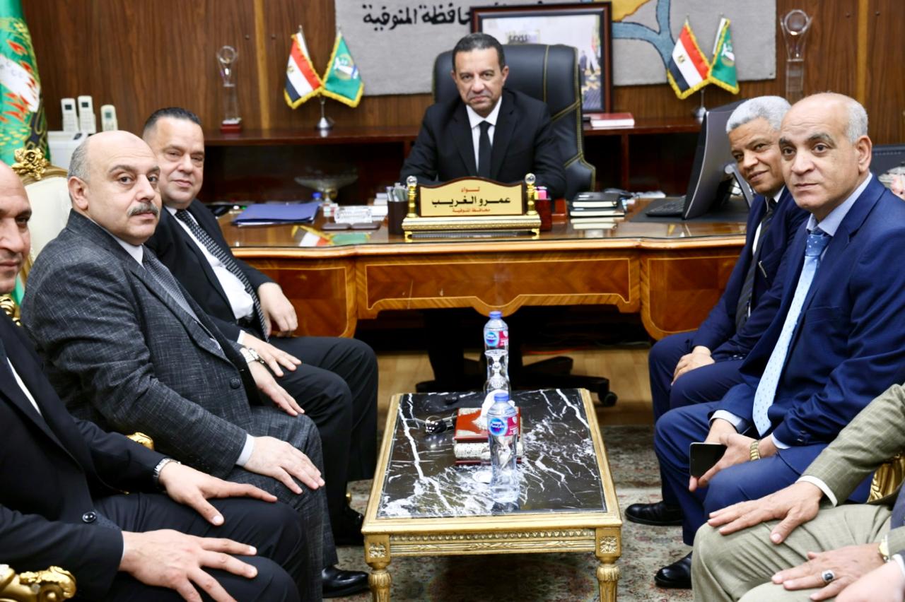 محافظ المنوفية يلتقي نقيب المحامين لبحث سبل تعزيز التعاون المشترك لدعم جهود التنمية