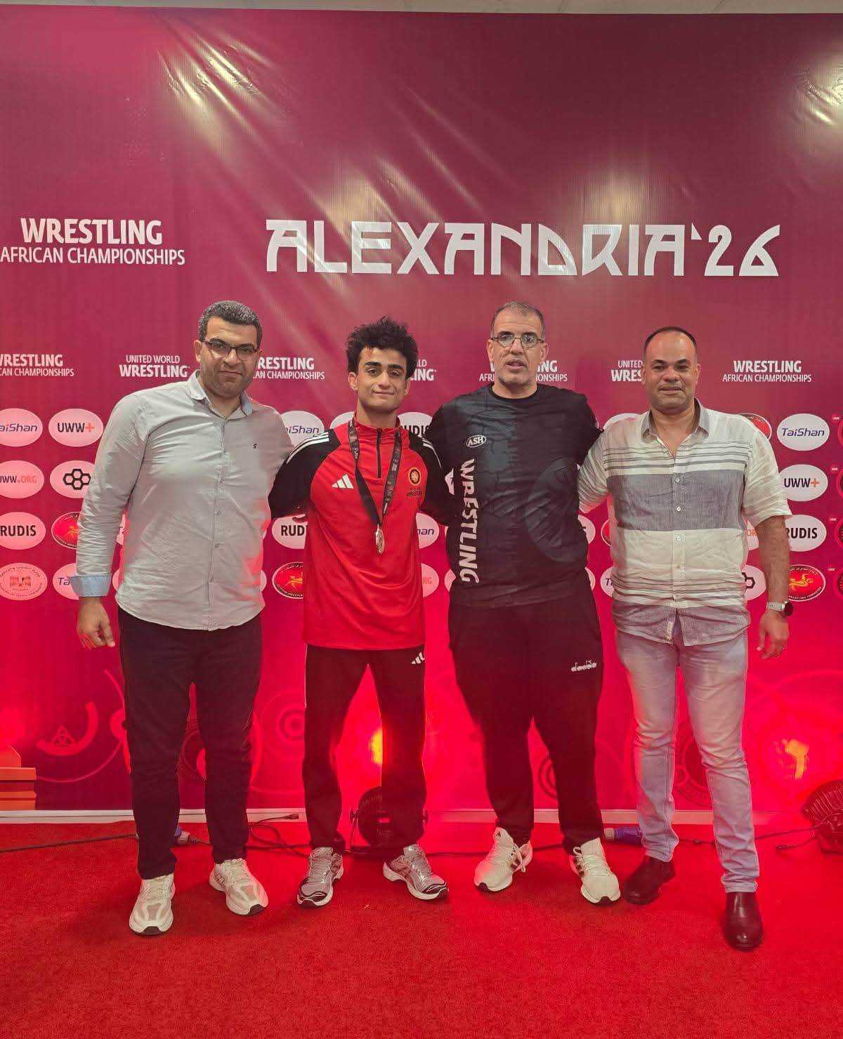 البطولة الإفريقية تهدى من جديد أبطال مصارعة المشروع القومي أبناء كفر الشيخ الذهبية والفضية