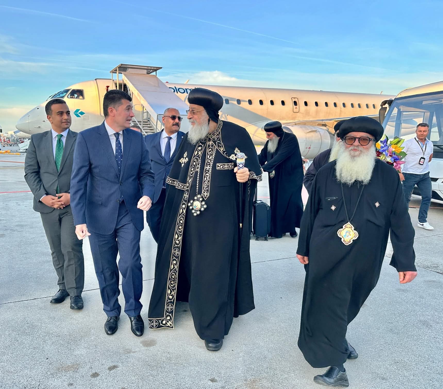 قداسة البابا يختتم زيارته للنمسا ويصل ڤينيسيا