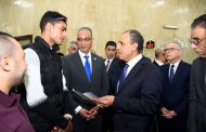 وزير الخارجية يفتتح مكتب تصديقات أحمد عرابي بالمهندسين بعد تجديده ورفع كفاءته
