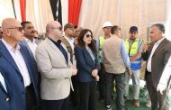 وزيرة الإسكان ومحافظ الفيوم يتفقدان محطة معالجة صرف صحي أبو شنب بمركز أبشواي