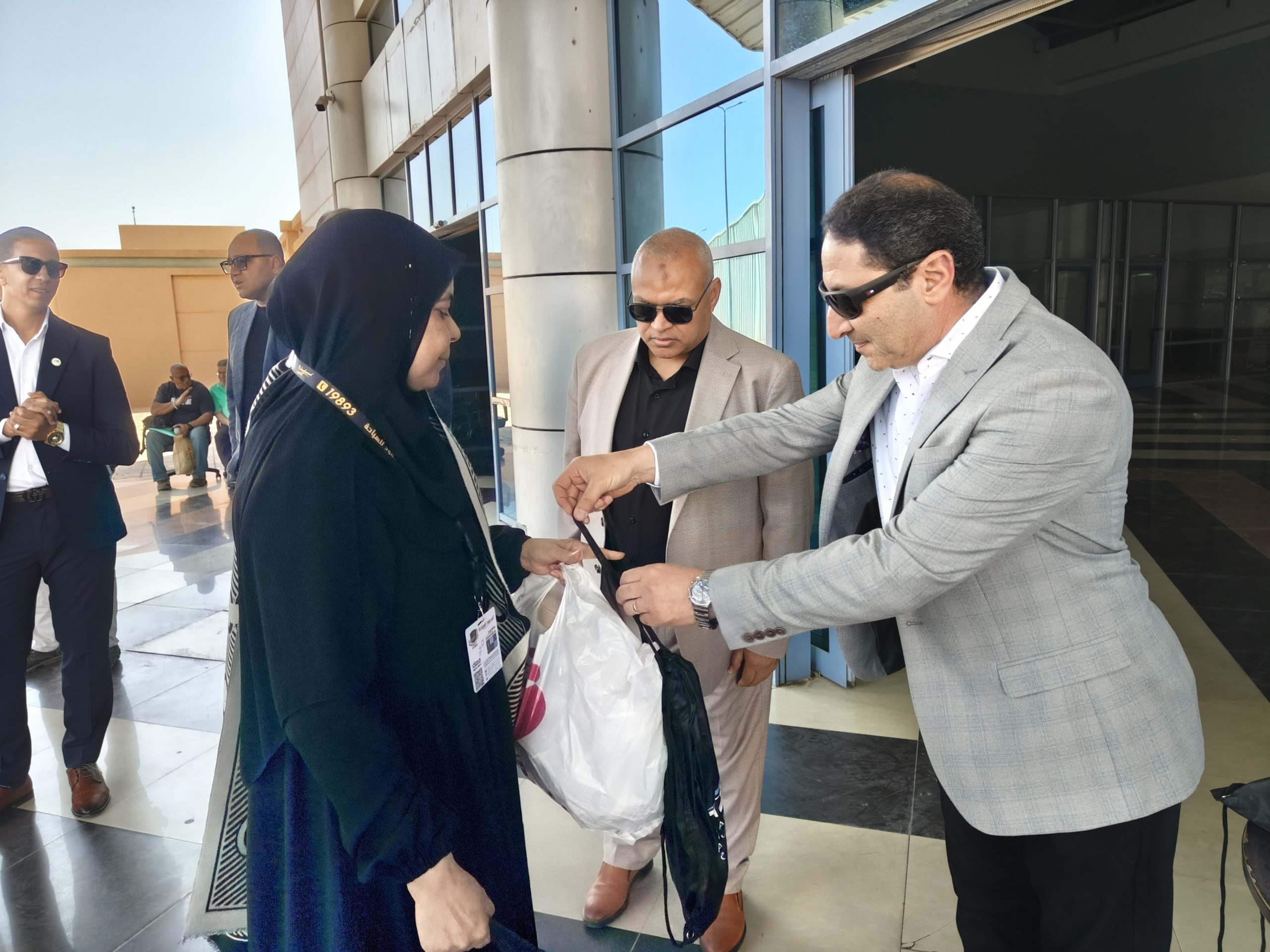 انطلاق أولى أفواج الحج البري من ميناء نويبع البحري