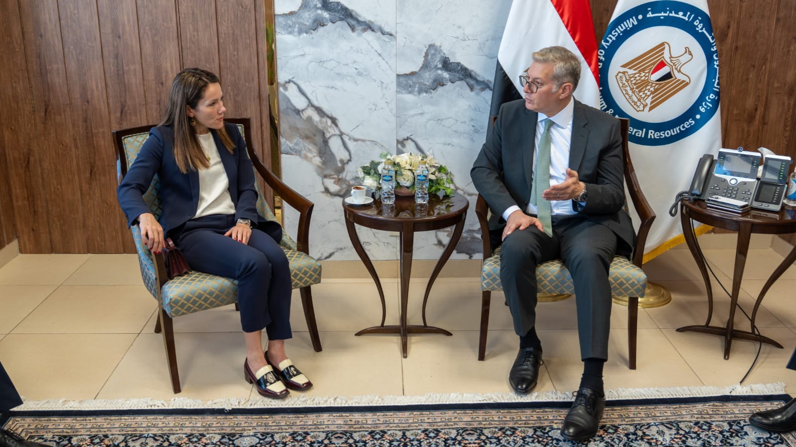 بدوى يبحث مع بي بي البريطانية التقدم في حفر آبار جديدة للغاز الطبيعي