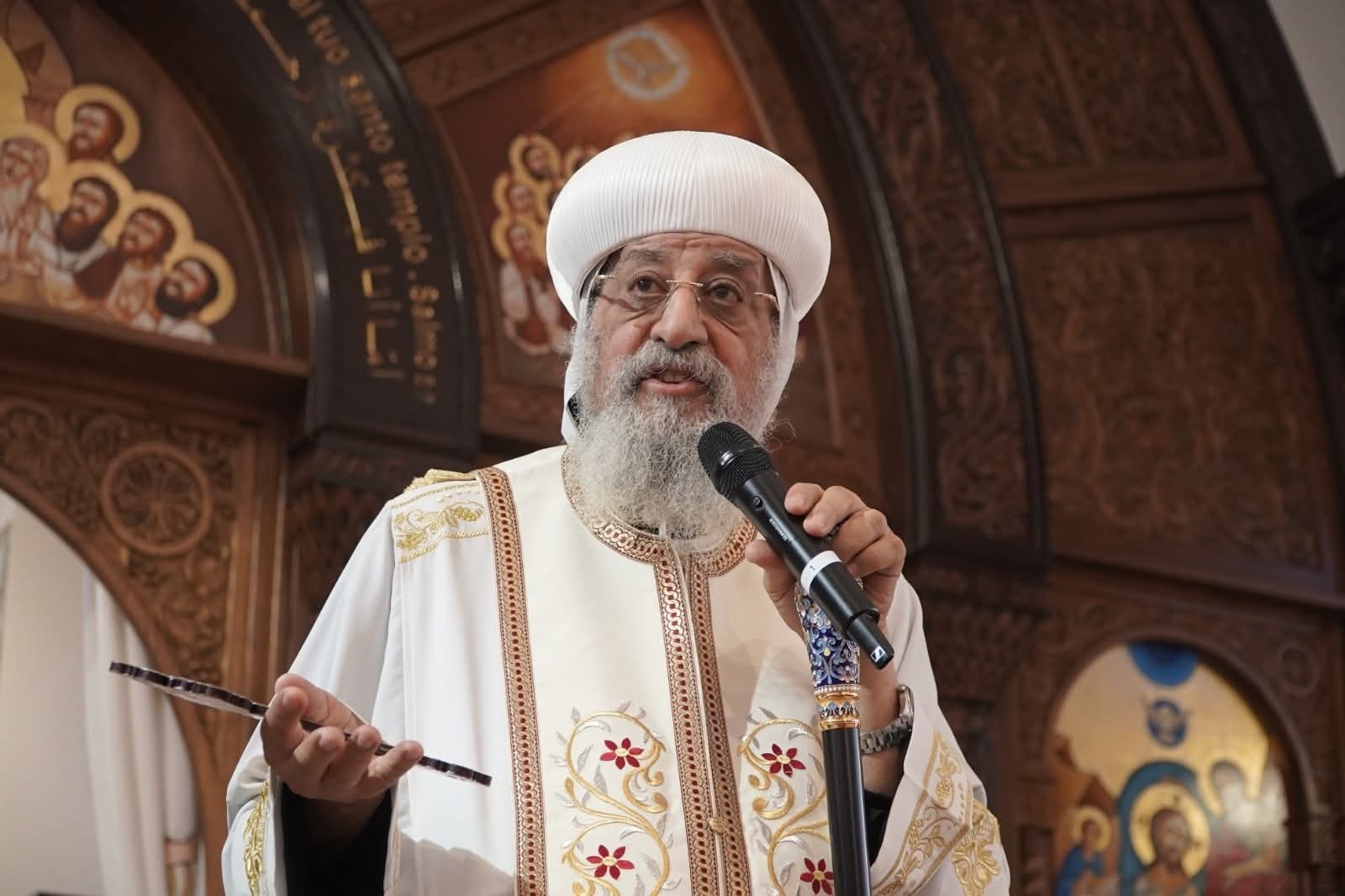 قداسة البابا يصلي قداس عيد القديس مارمرقس في كاتدرائية 