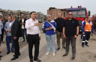 محافظ القليوبية ومدير الأمن يتابعان ميدانياً جهود السيطرة على حريق مخازن 