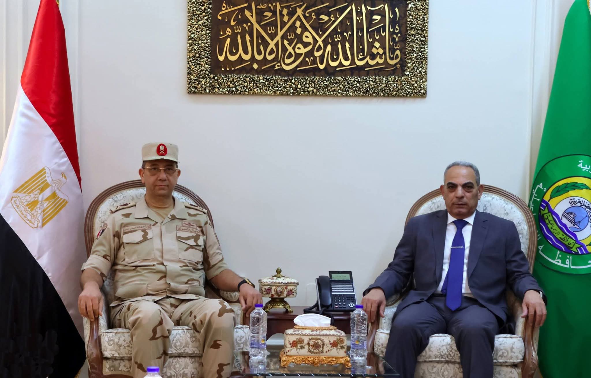محافظة الإسماعيلية تنفذ التدريب العملي المشترك لمجابهة الأزمات والكوارث 