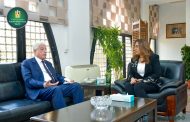 عوض تبحث مع مستشار رئيس الجمهورية مستجدات المشروعات التنموية بالمحافظات