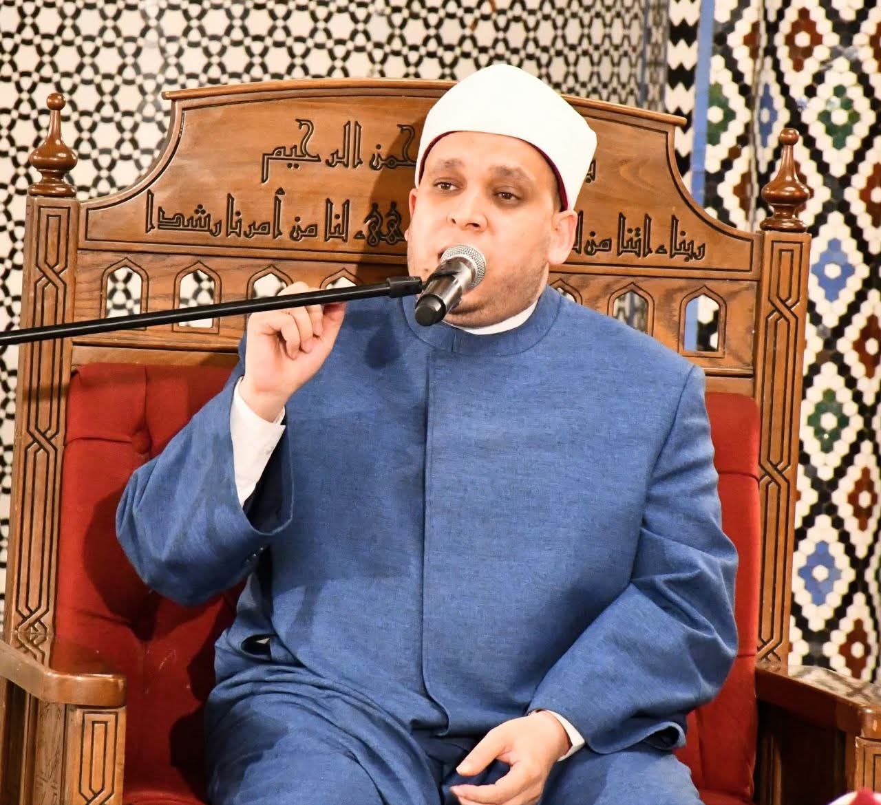 الأوقاف تُحيي الليلة الخامسة من ليالي ذي الحجة بمسجد الإمام الحسين
