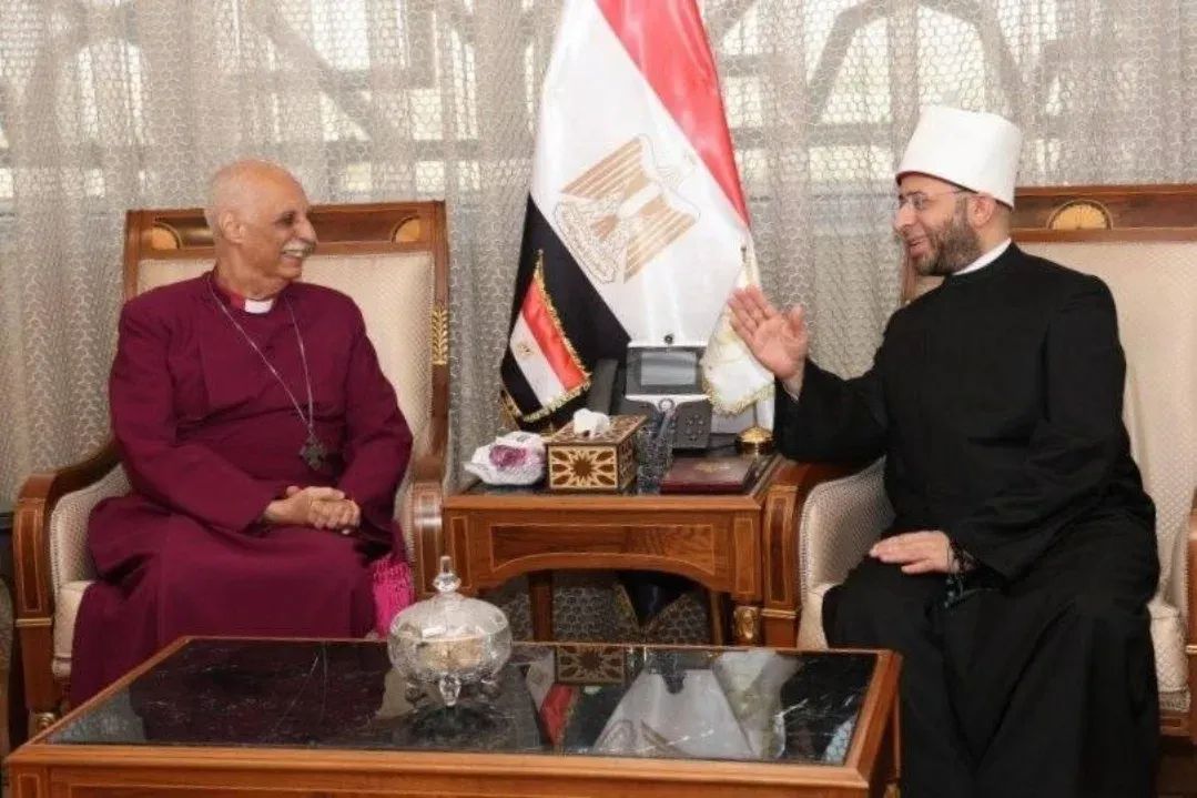 الازهرى يستقبل وفد الكنيسة الأسقفية الأنجليكانية بمصر للتهنئة بعيد الأضحى المبارك