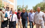 محافظ المنيا يتفقد المجمع الزراعي والوحدة البيطرية بقرية تل بني عمران