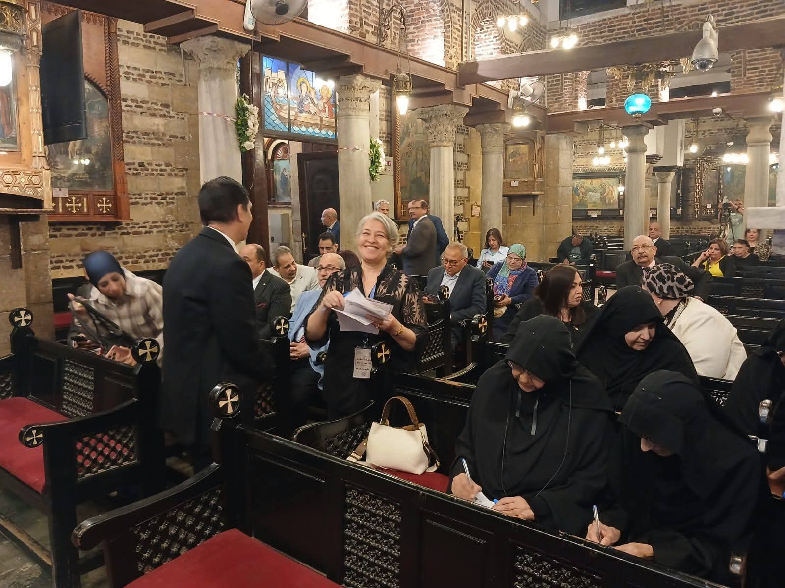 توافد الحضور احتفالية إحياء مسار رحلة العائلة المقدسة بكنائس زويلة الأثرية