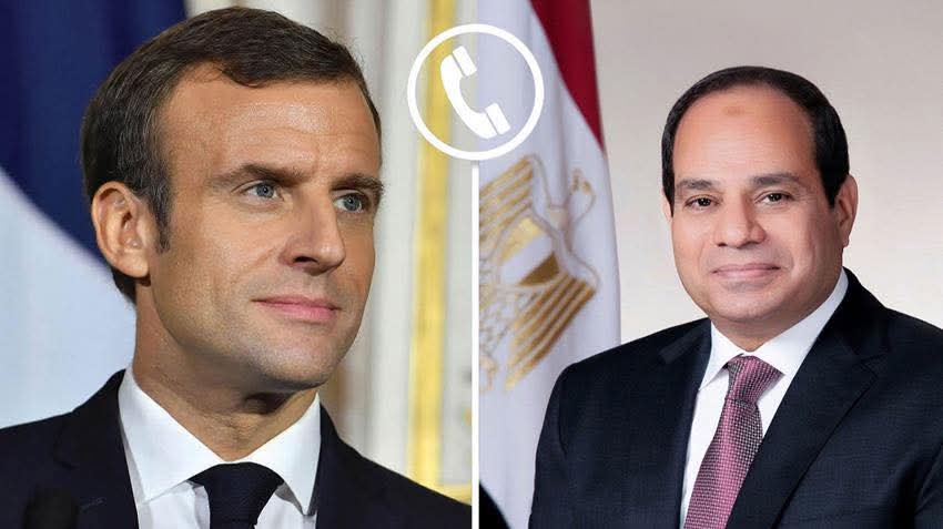 السيسي وماكرون يبحثان تعزيز الشراكة الاستراتيجية وتطورات الأوضاع الإقليمية والدولية