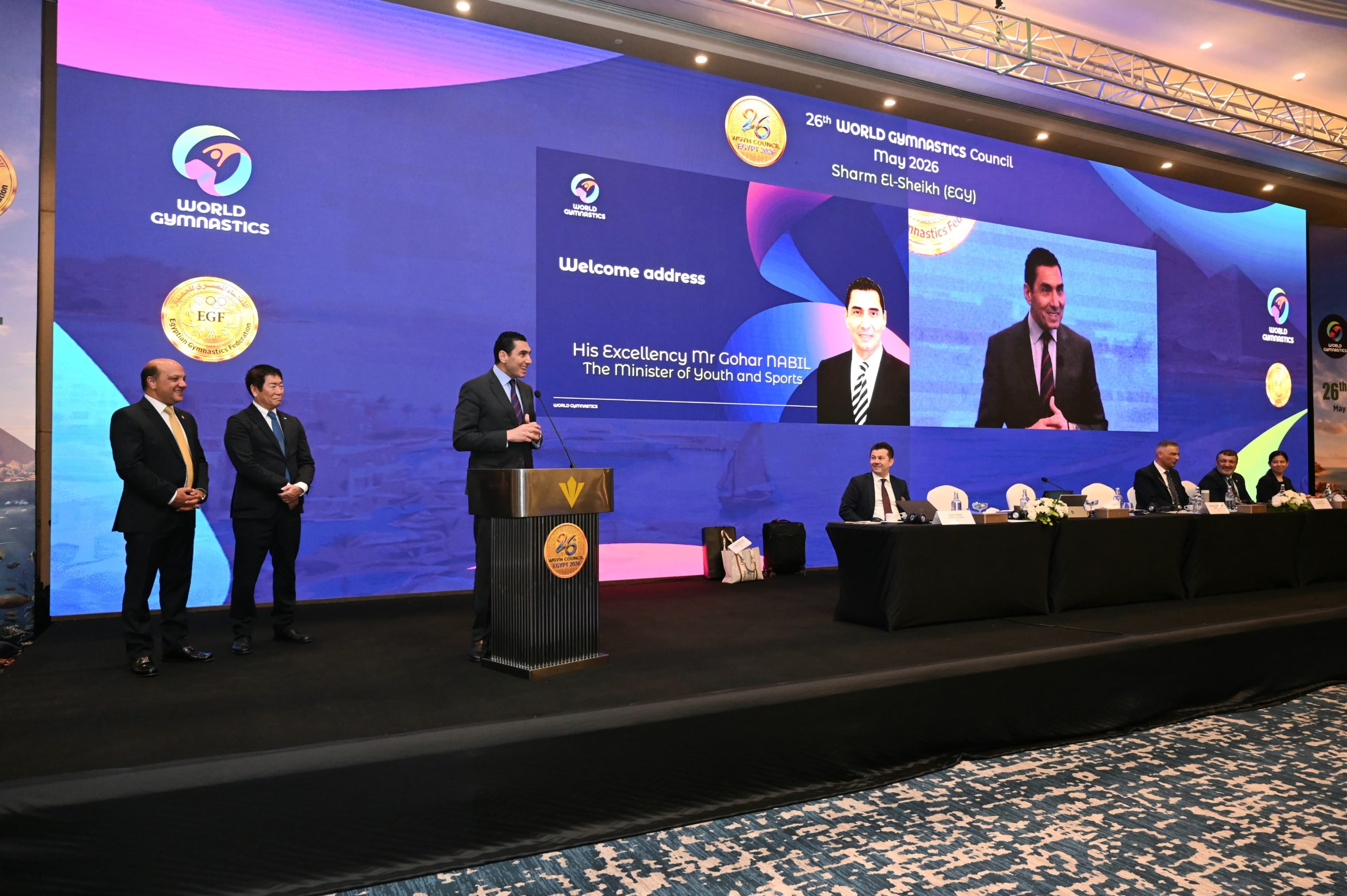 جوهر ومحافظ جنوب سيناء يشهدان اجتماعات المكتب التنفيذي والاستشاري بشرم الشيخ