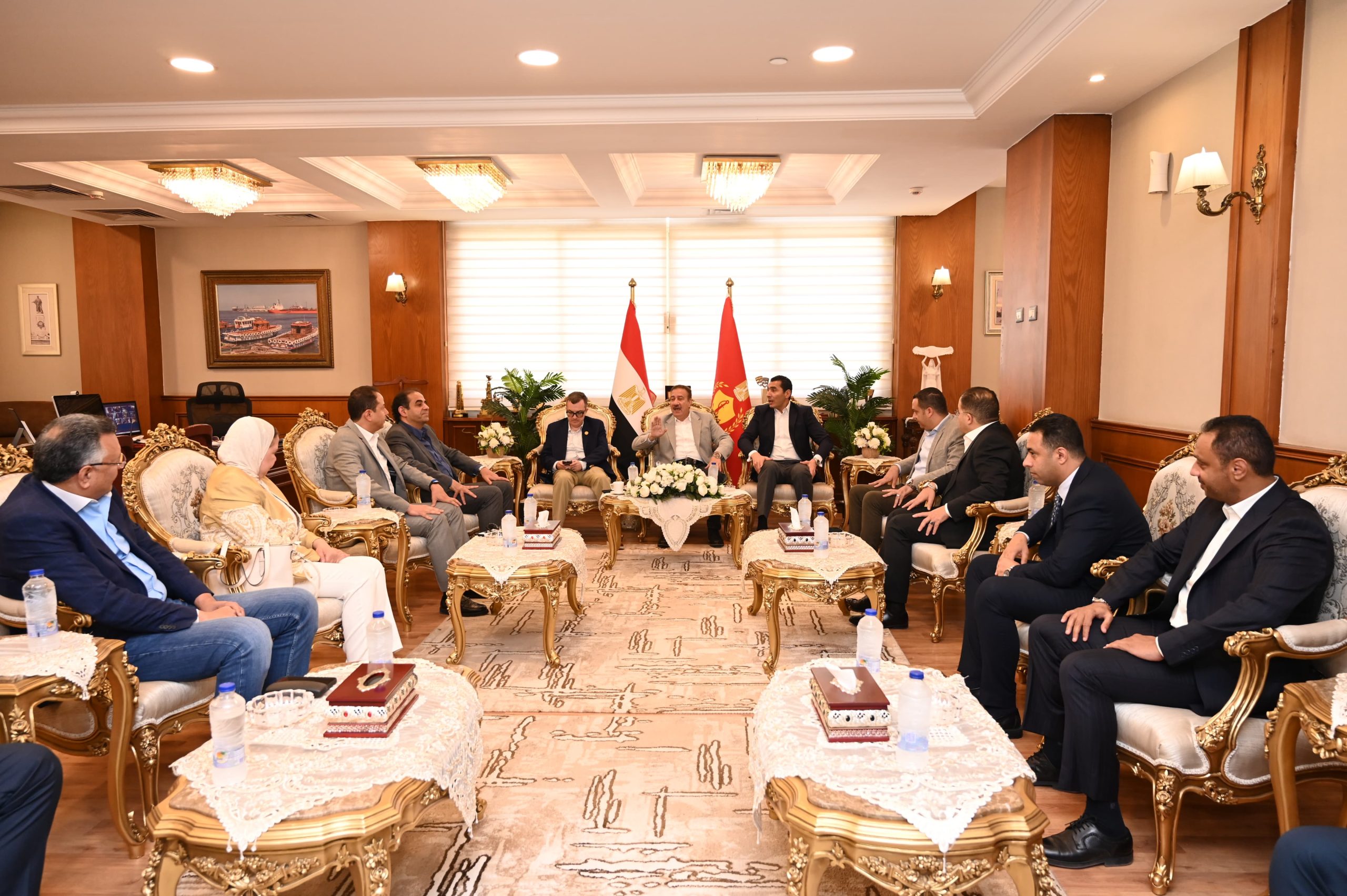 جوهر يلتقي وزير التخطيط ومحافظ بورسعيد في مستهل جولته التفقدية بالمحافظة
