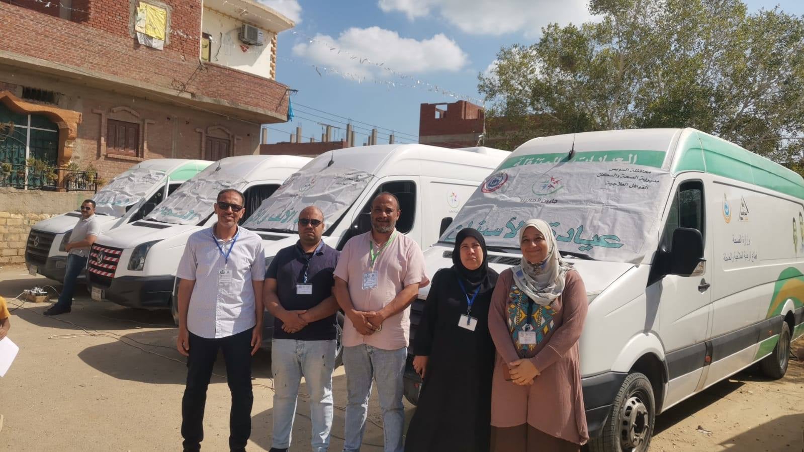 قافلة صحة السويس المجانية قدمت خدماتها لـ 740 مواطن في ختام أعمالها