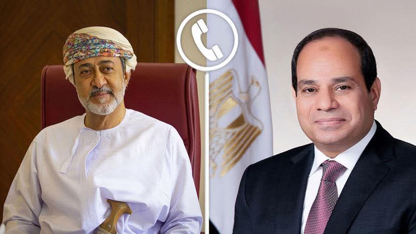 سلطان عمان يهنئ الرئيس السيسى بمناسبة حلول عيد الأضحى المبارك