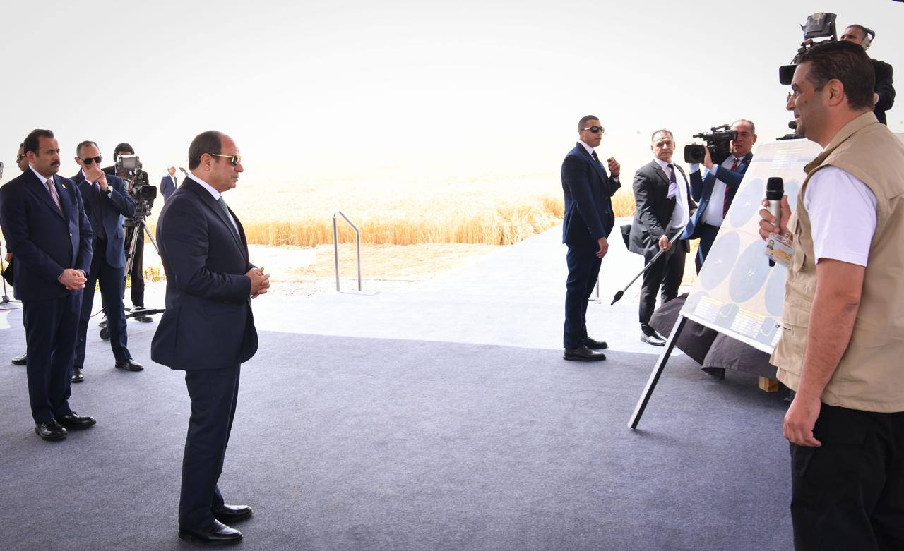 الرئيس السيسي يشهد افتتاح مشروع الدلتا الجديدة بمحور الشيخ زايد