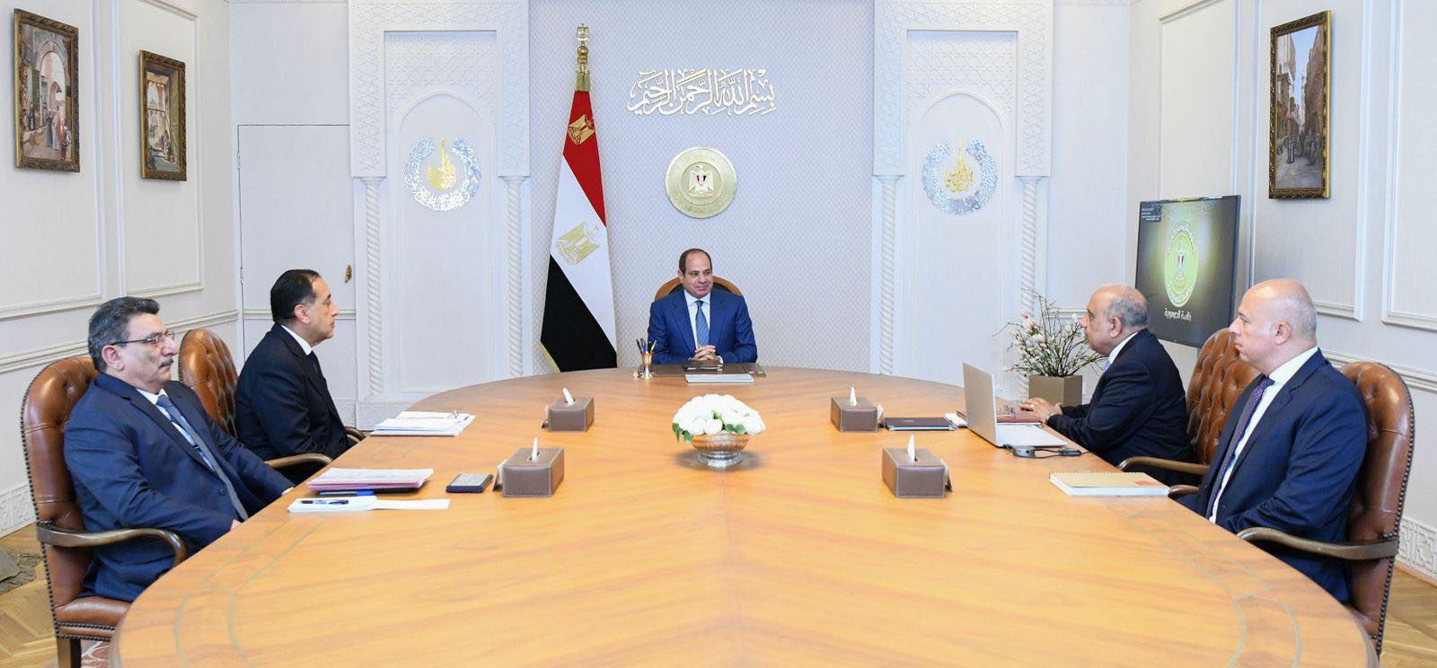 الرئيس السيسى يستعرض مشرعات الطاقة