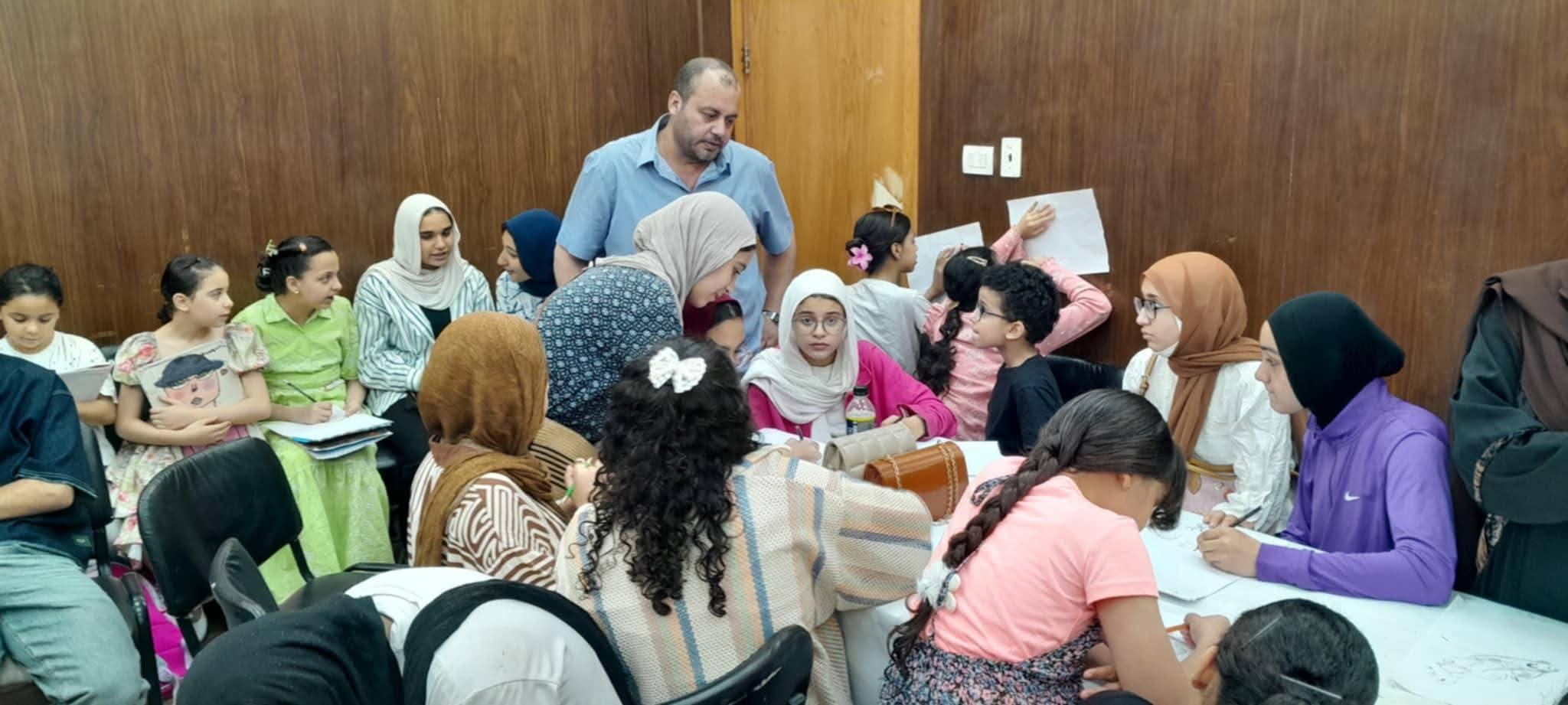 بمشاركة 75 طفلا.. مسرح 23 يوليو بالمحلة ينظم ورشة فنية لتنمية مهارات المواهب الصغيرة
