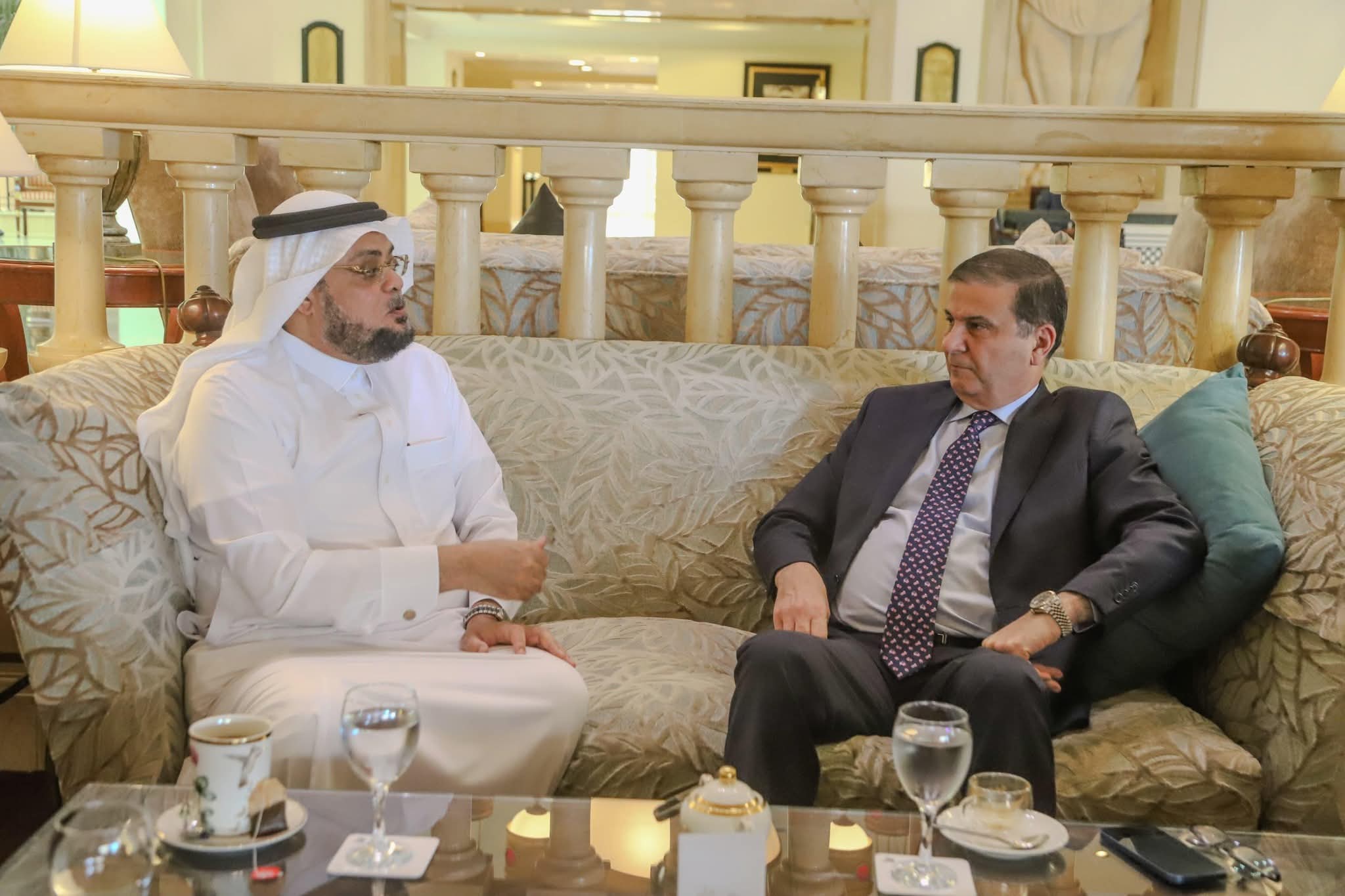 فاروق يبحث مع وكيل وزارة البيئة والزراعة السعودي تعزيز التعاون المشترك في مؤتمر مكافحة التصحر
