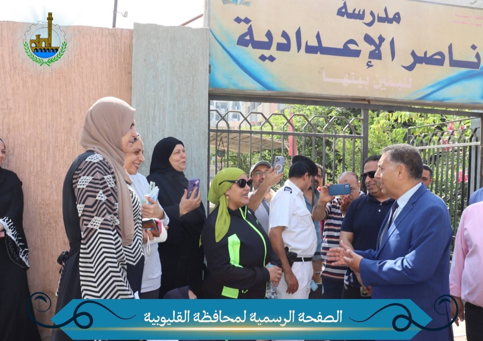 محافظ القليوبية يتفقد سير امتحانات الشهادات الأزهرية والإعدادية والدبلومات الفنية ببنها