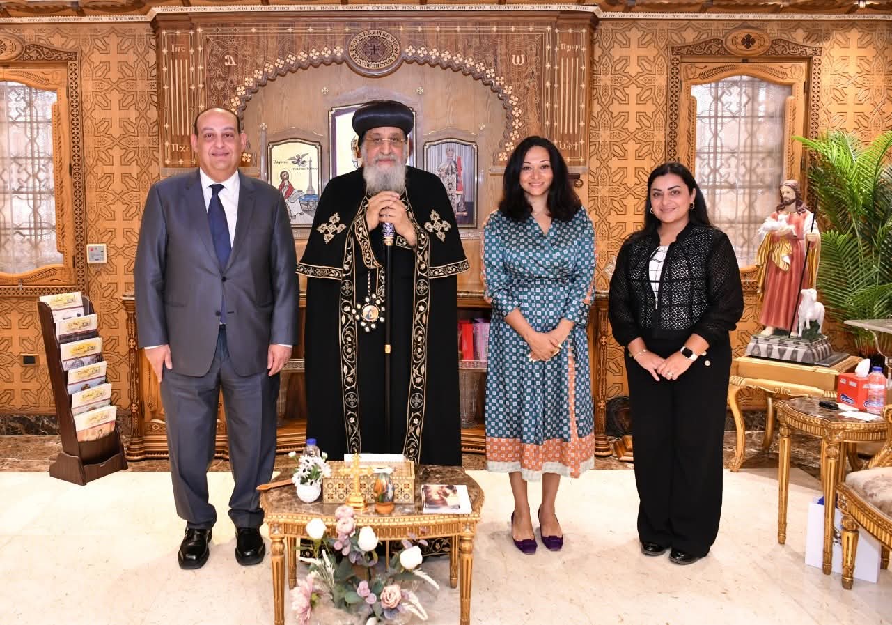 قداسة البابا يستقبل مساعد وزير الخارجية للشؤون الثقافية