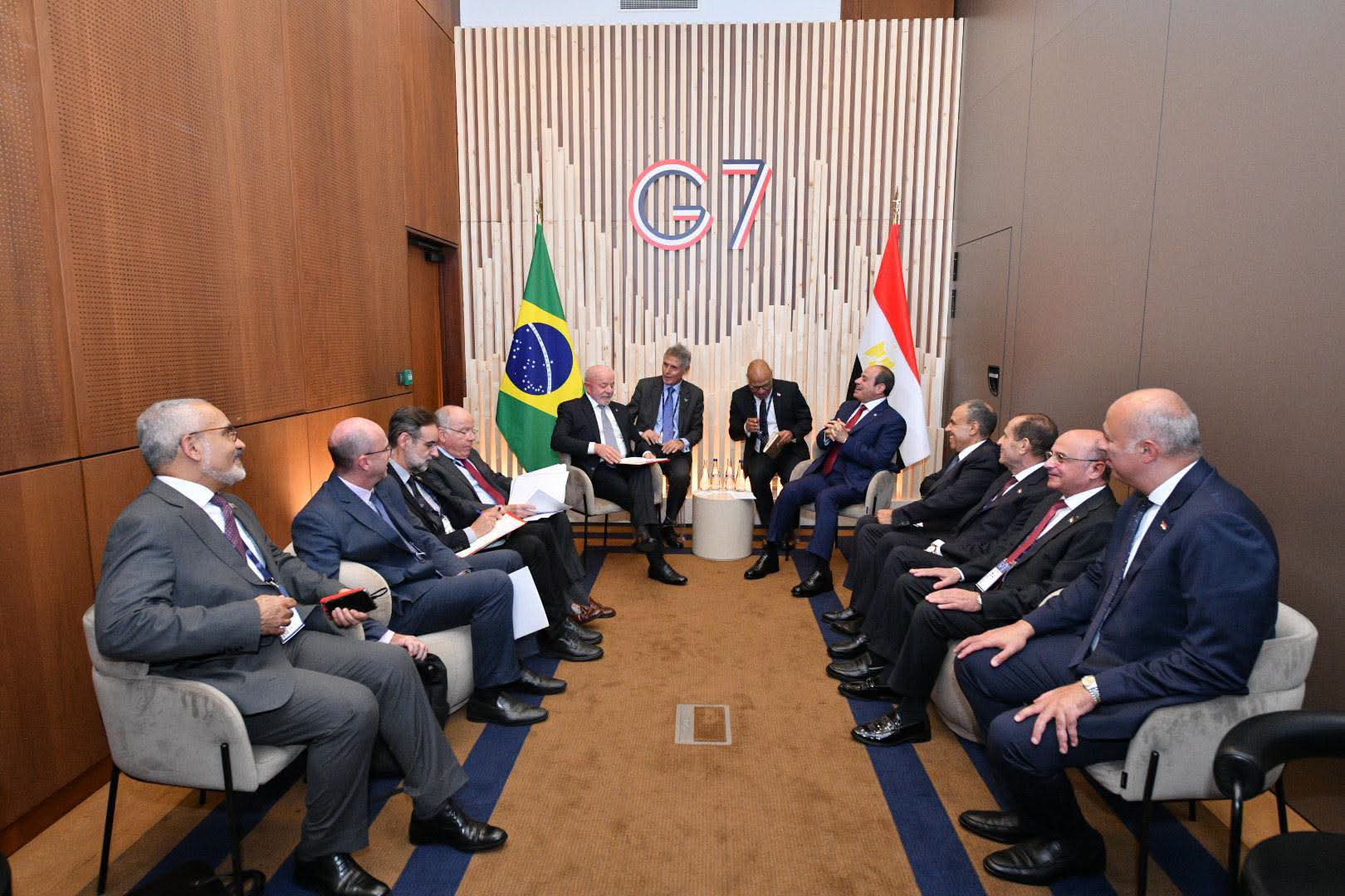 الرئيس السيسي يبحث مع نظيره البرازيلي مصر هي الشريك التجاري الأهم للبرازيل في القارة الأفريقية